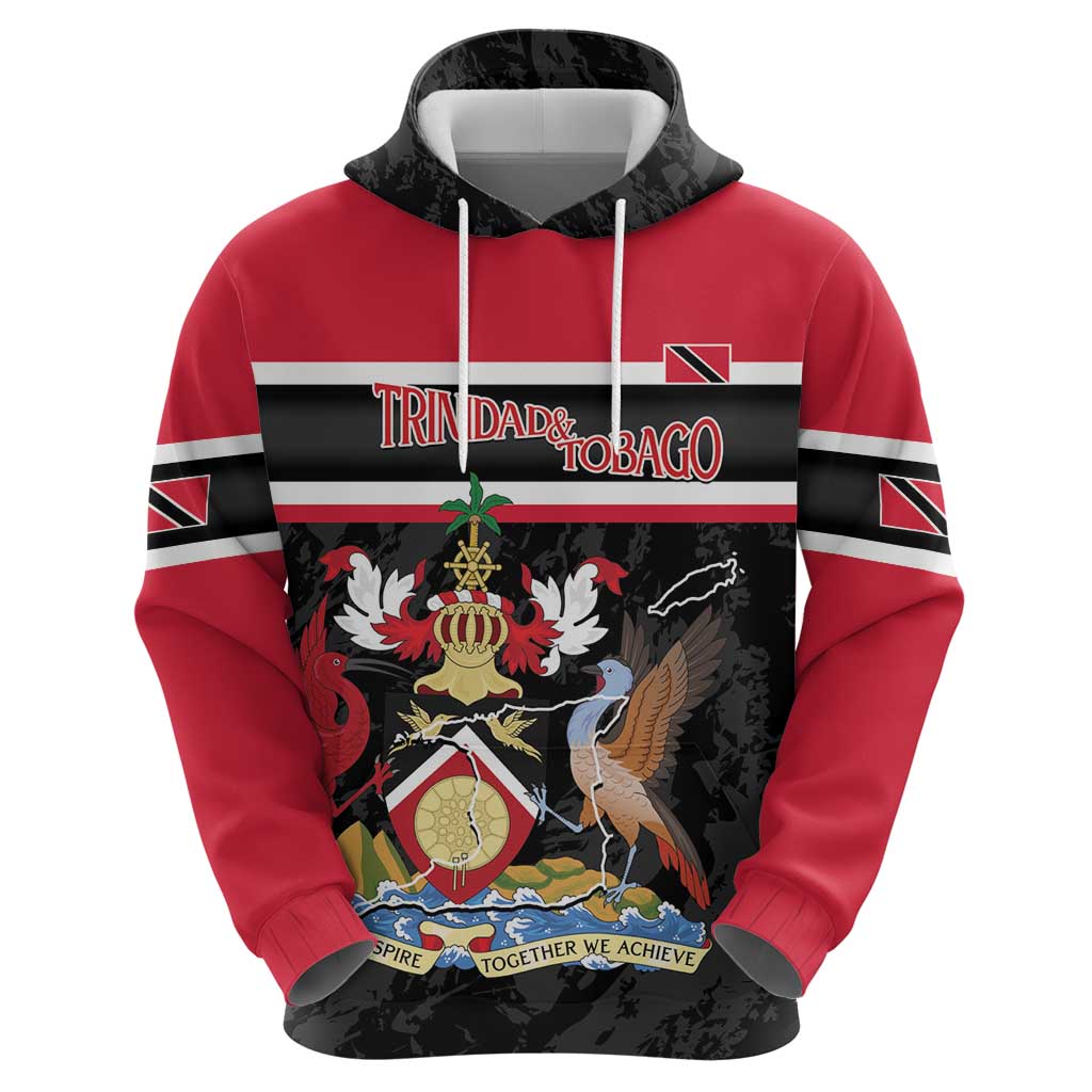 Trinidad and Tobago Hoodie Together We Aspire Together We Achieve LT14