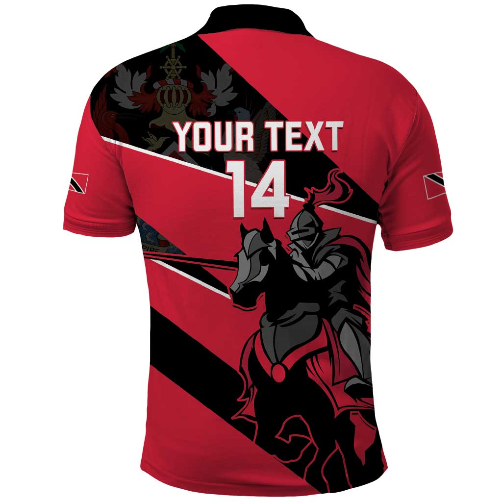 Custom Trinidad and Tobago Cricket Polo Shirt Come On Trinbago Knight Riders LT14
