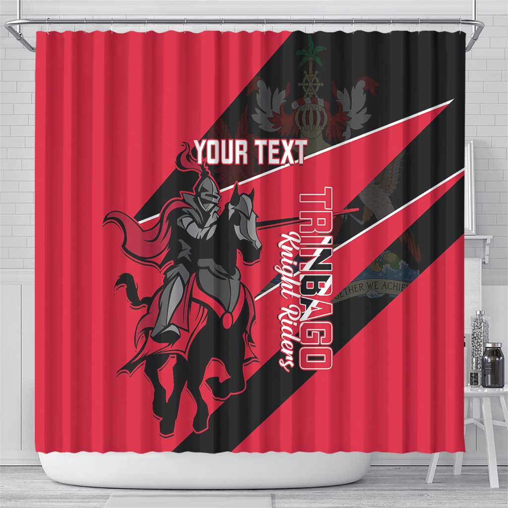 Custom Trinidad and Tobago Cricket Shower Curtain Come On Trinbago Knight Riders LT14