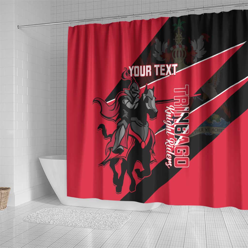 Custom Trinidad and Tobago Cricket Shower Curtain Come On Trinbago Knight Riders LT14
