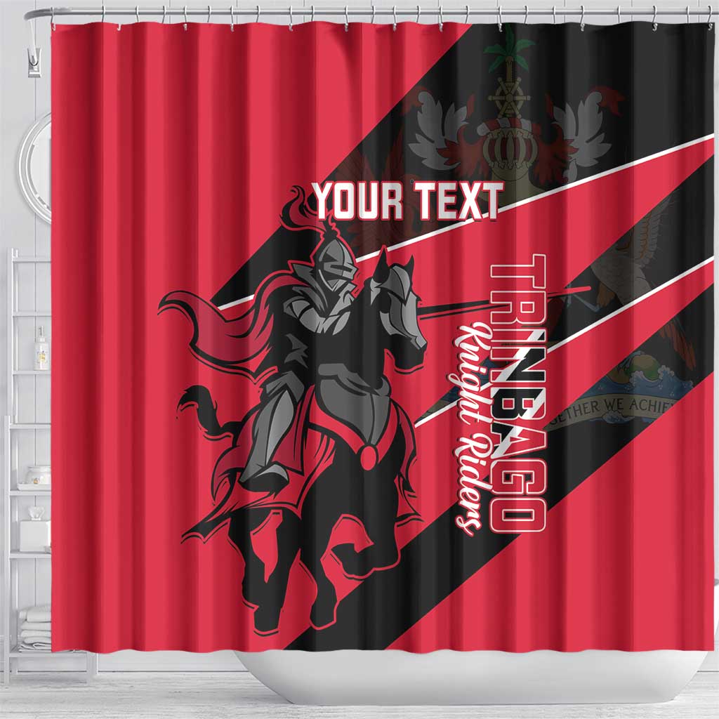 Custom Trinidad and Tobago Cricket Shower Curtain Come On Trinbago Knight Riders LT14