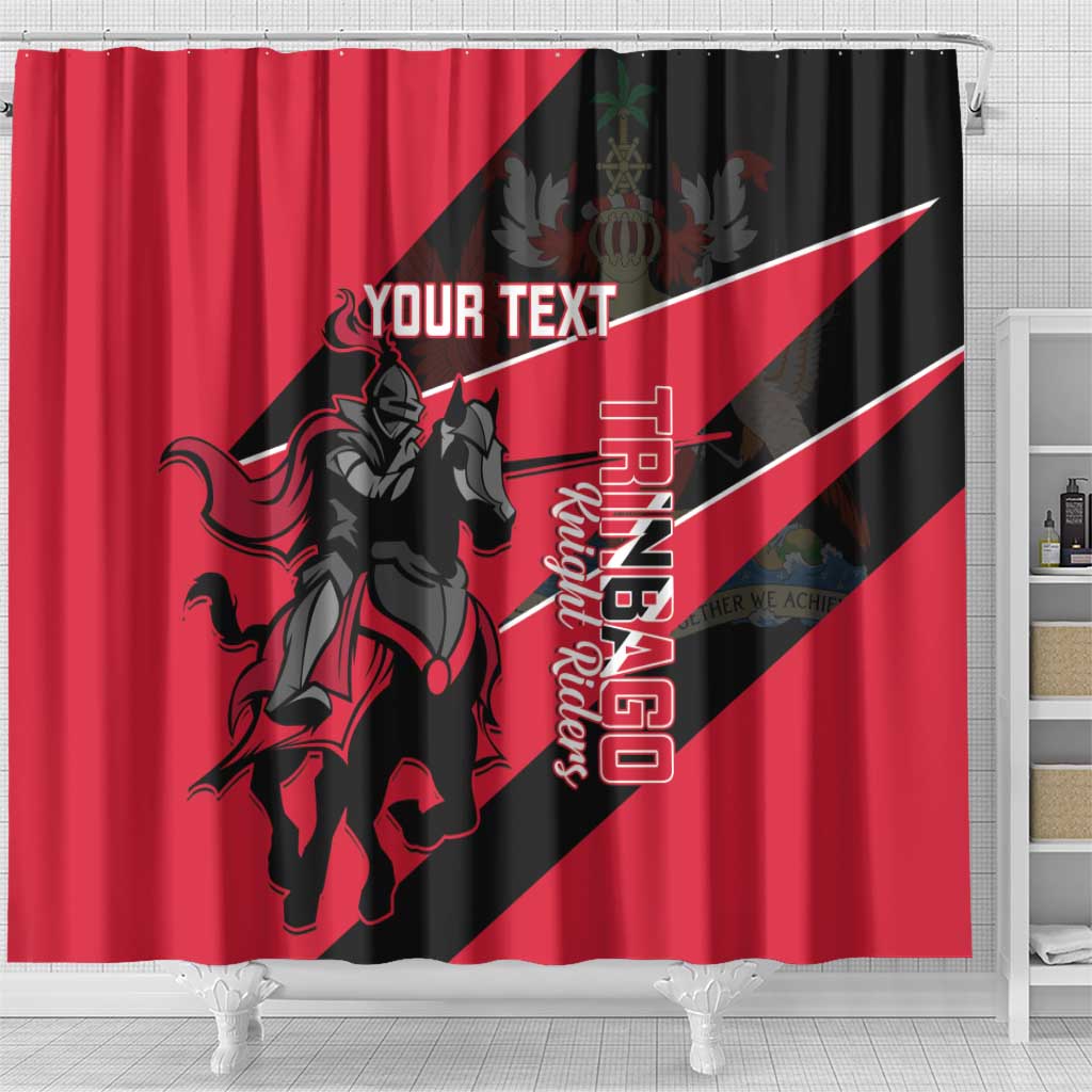 Custom Trinidad and Tobago Cricket Shower Curtain Come On Trinbago Knight Riders LT14