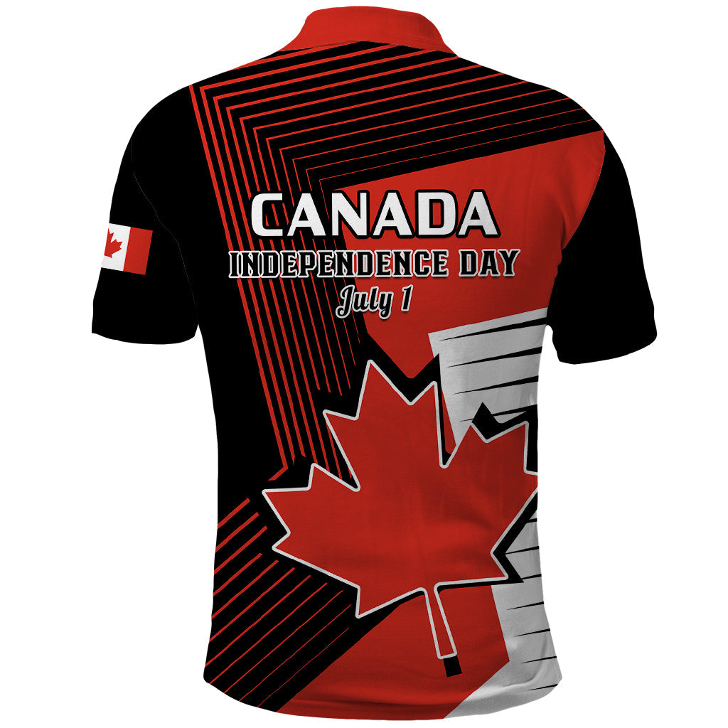 July 1 Canada Polo Shirt Independence Day with Canadian Maple Leaf LT14