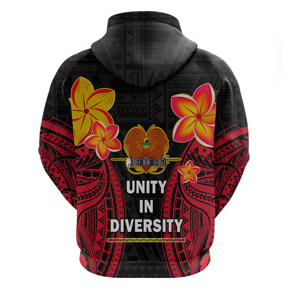Polynesian Pride Independence PNG Hoodie Papua New Guinea Since 1975 LT14
