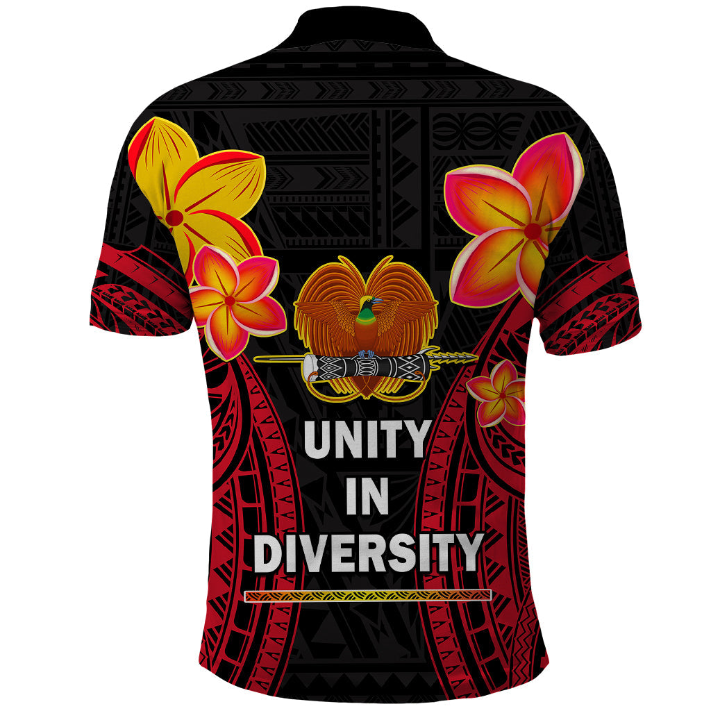 Polynesian Pride Independence PNG Polo Shirt Papua New Guinea Since 1975 LT14