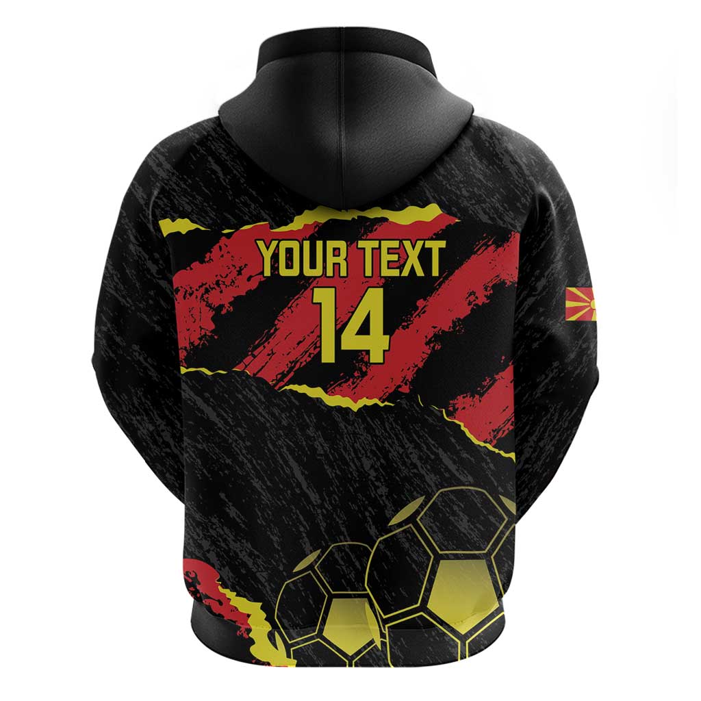 Custom Macedonia Football Hoodie Go Champions Risovi LT14