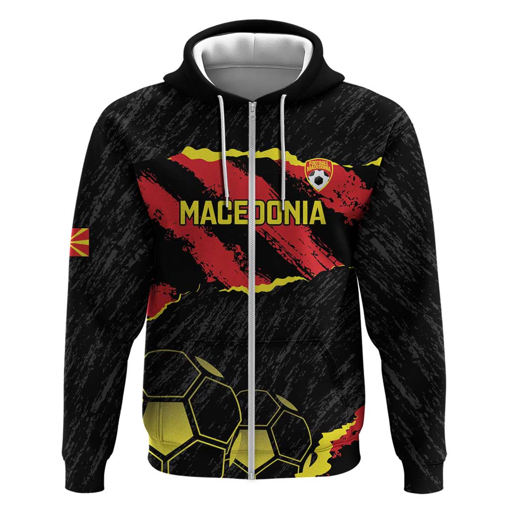 Custom Macedonia Football Hoodie Go Champions Risovi LT14