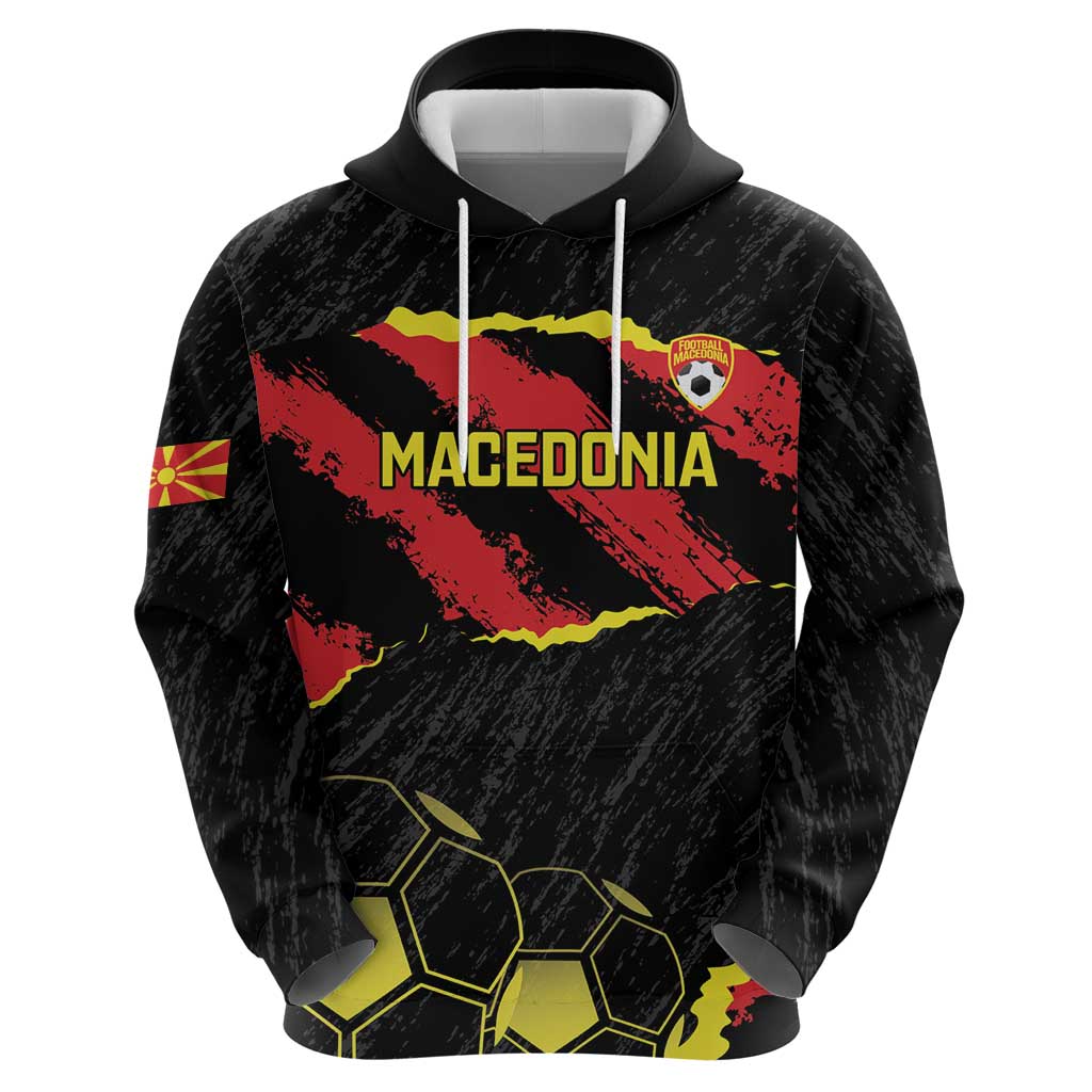 Custom Macedonia Football Hoodie Go Champions Risovi LT14