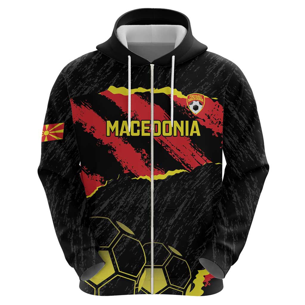 Custom Macedonia Football Hoodie Go Champions Risovi LT14