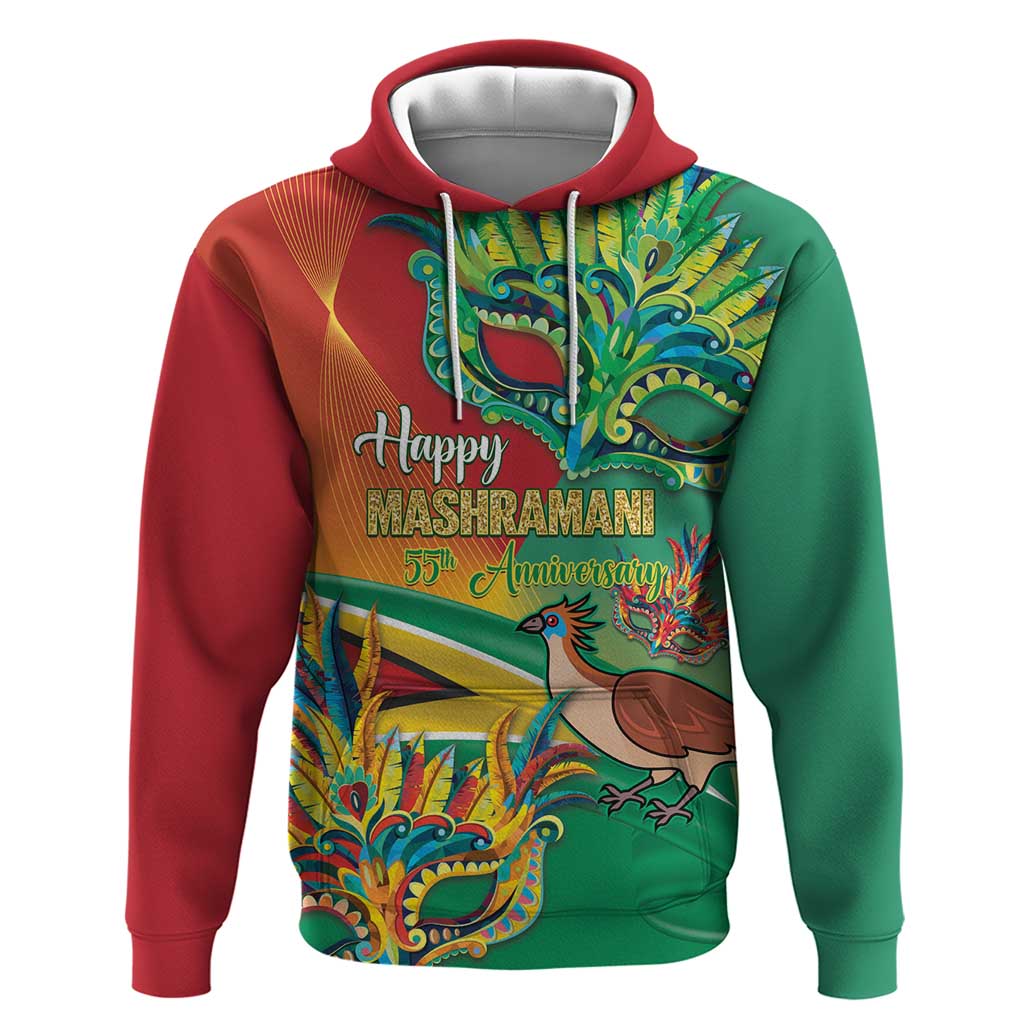 Guyana Republic Day Hoodie Happy Mashramani 55th Anniversary LT14