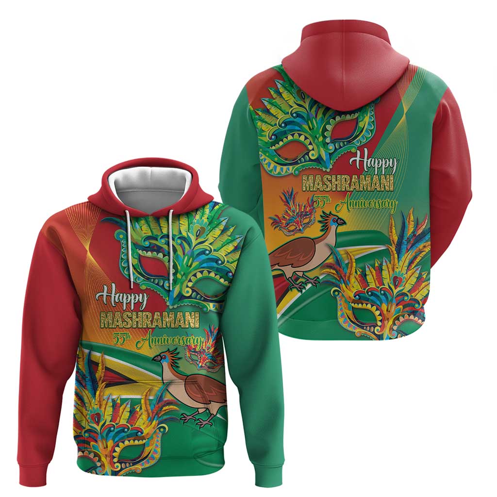 Guyana Republic Day Hoodie Happy Mashramani 55th Anniversary LT14