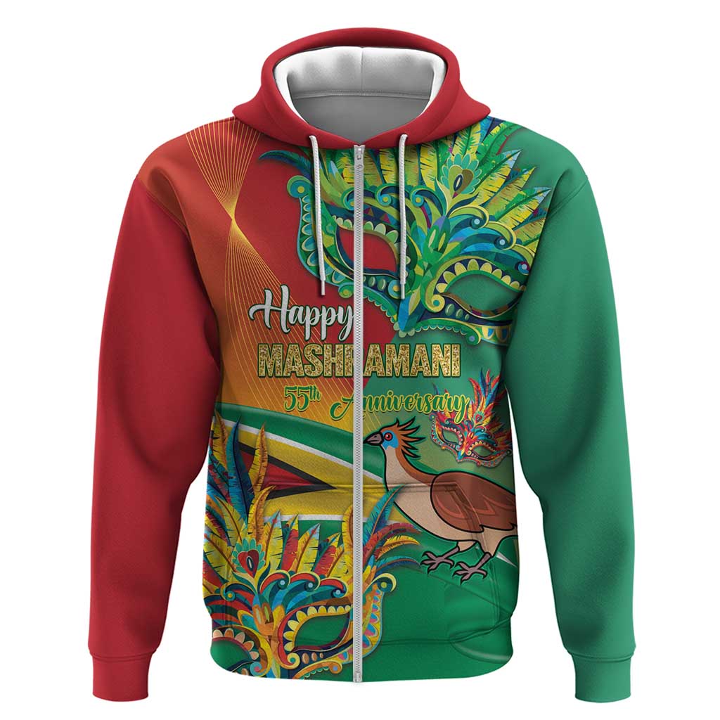Guyana Republic Day Hoodie Happy Mashramani 55th Anniversary LT14
