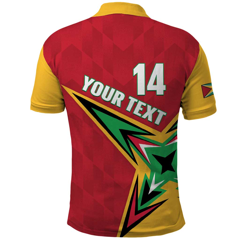 Custom Guyana Cricket Polo Shirt Go Champions Amazon Warriors LT14