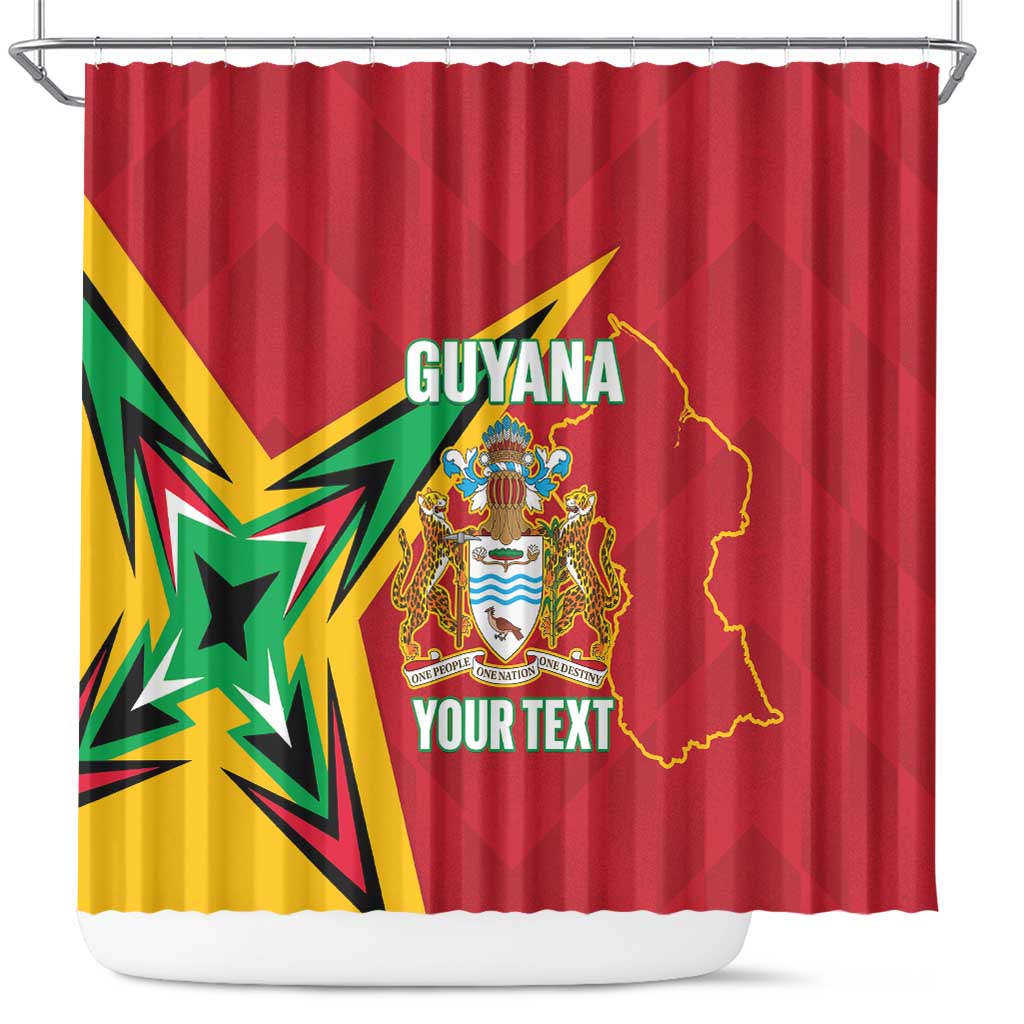 Custom Guyana Cricket Shower Curtain Go Champions Amazon Warriors LT14