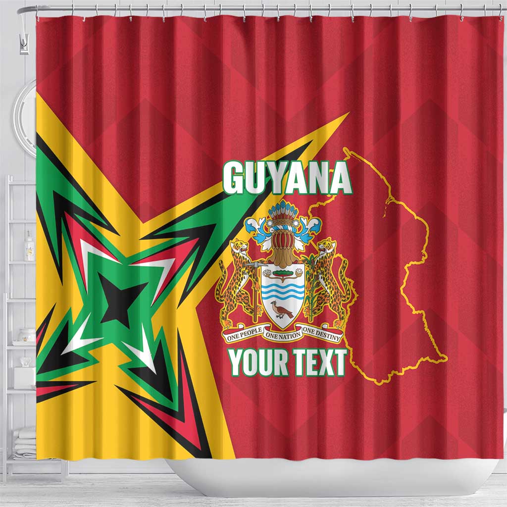 Custom Guyana Cricket Shower Curtain Go Champions Amazon Warriors LT14