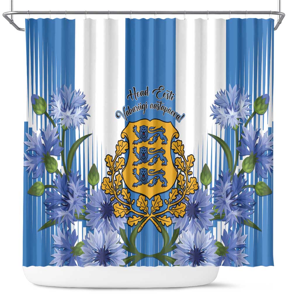 Estonia Independence Day Shower Curtain Head Eesti Vabariigi Aastapaeva! LT14