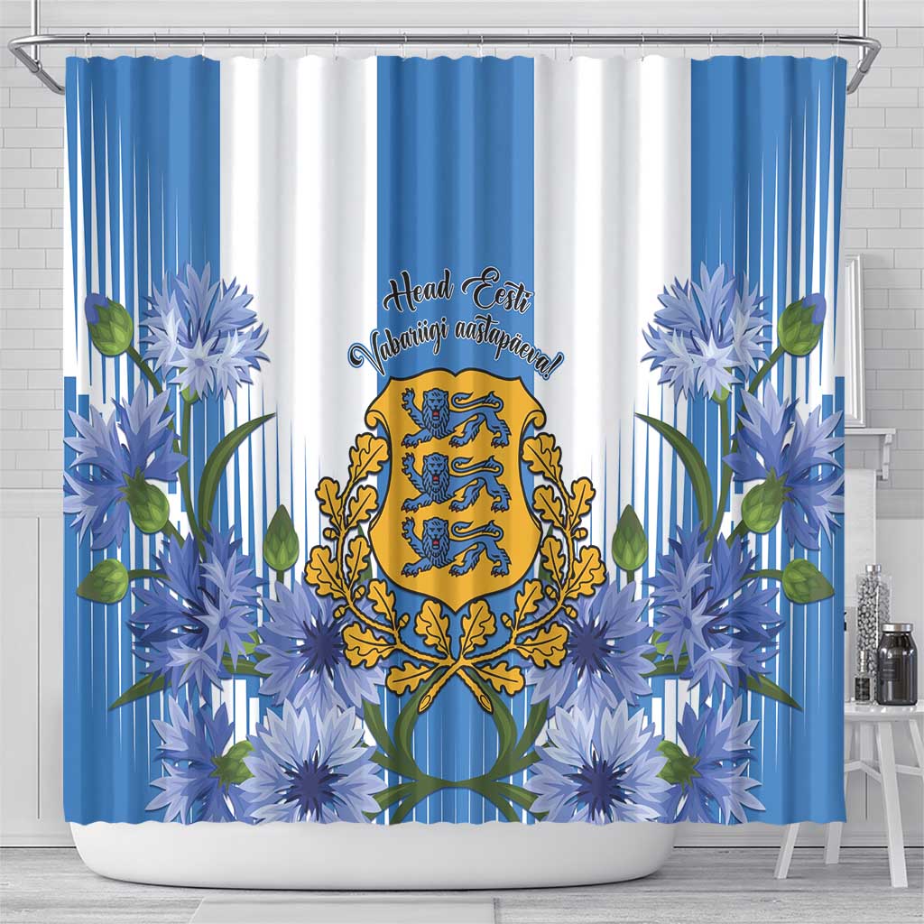 Estonia Independence Day Shower Curtain Head Eesti Vabariigi Aastapaeva! LT14