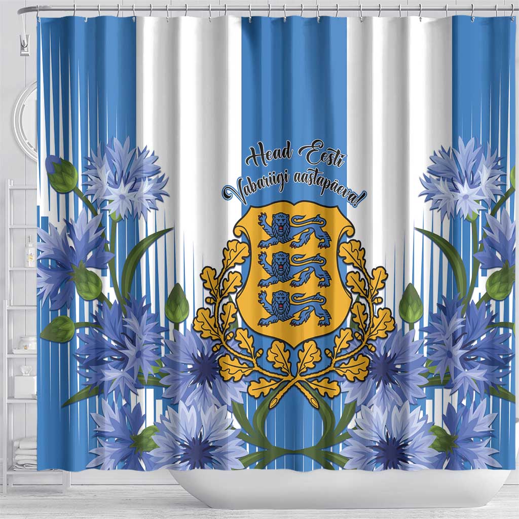 Estonia Independence Day Shower Curtain Head Eesti Vabariigi Aastapaeva! LT14