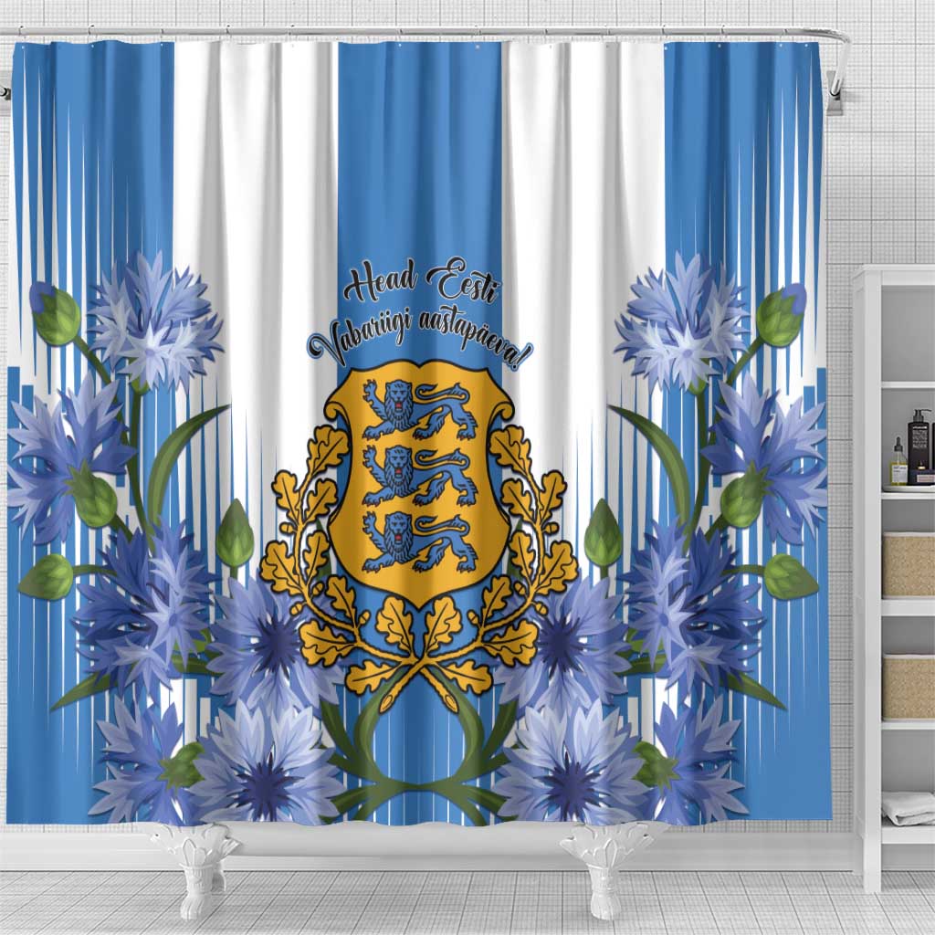 Estonia Independence Day Shower Curtain Head Eesti Vabariigi Aastapaeva! LT14