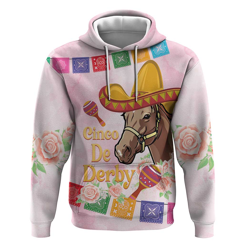 Cinco De Derby Hoodie 2025 Sombrero Horse Racing LT14