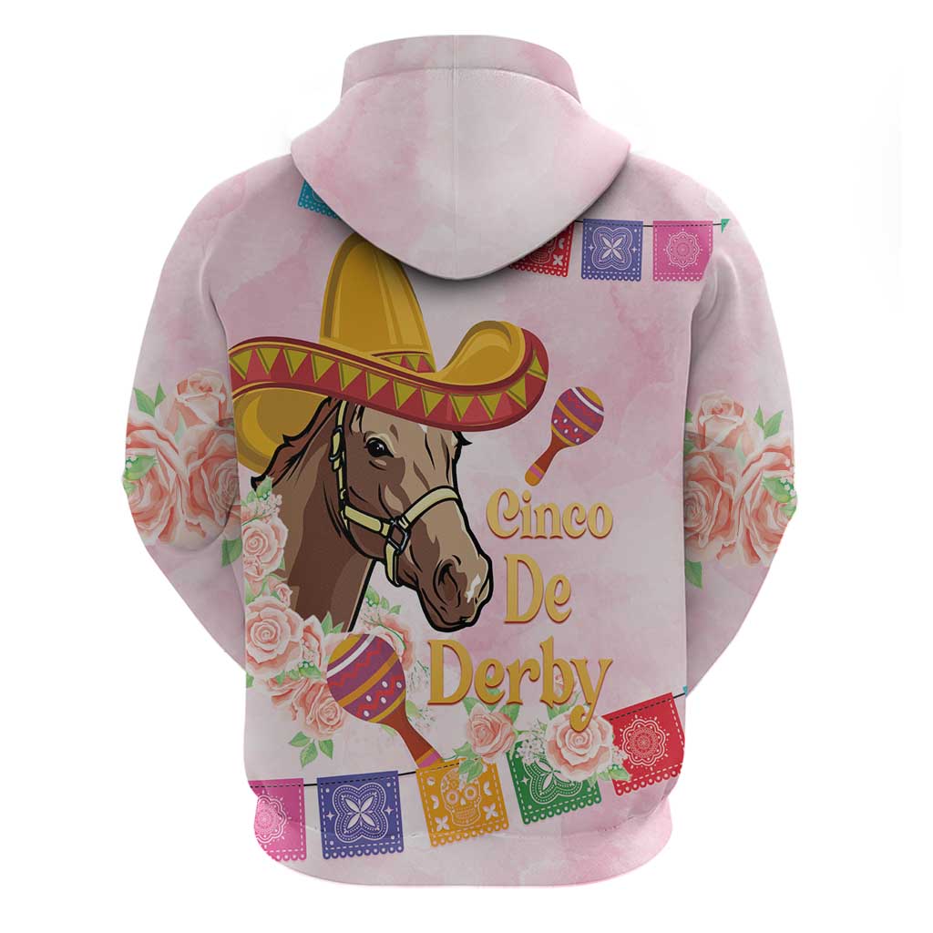 Cinco De Derby Hoodie 2025 Sombrero Horse Racing LT14
