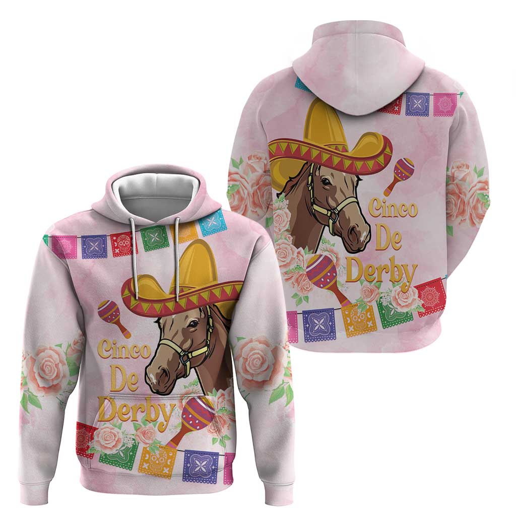 Cinco De Derby Hoodie 2025 Sombrero Horse Racing LT14
