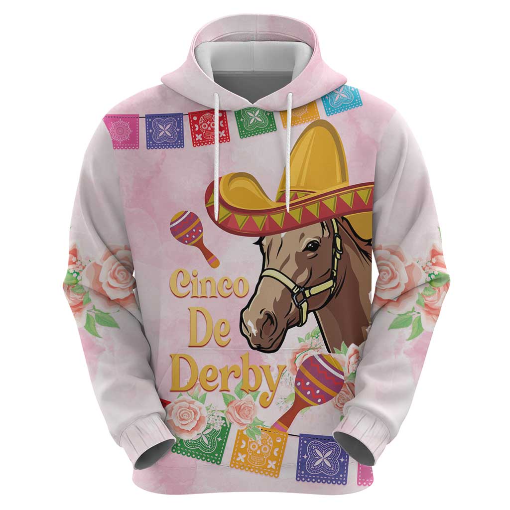 Cinco De Derby Hoodie 2025 Sombrero Horse Racing LT14