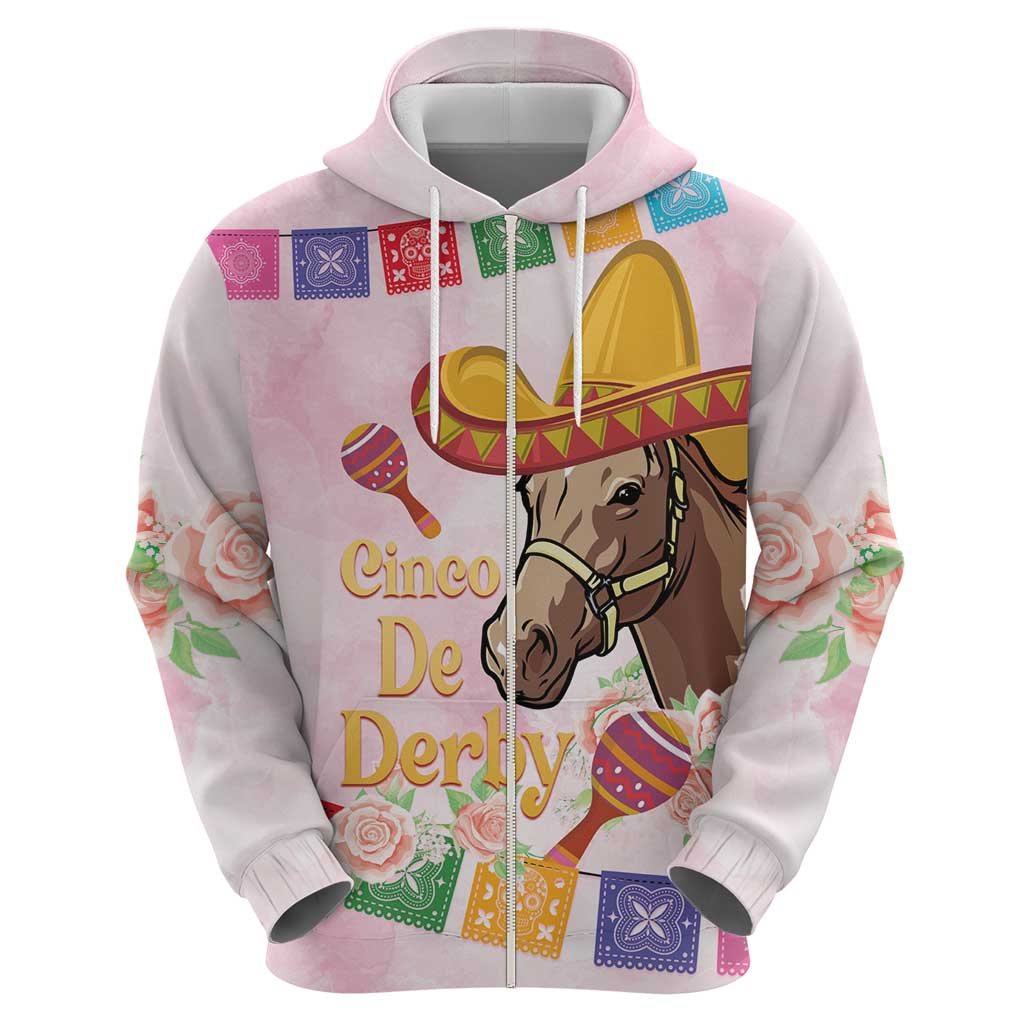 Cinco De Derby Hoodie 2025 Sombrero Horse Racing LT14