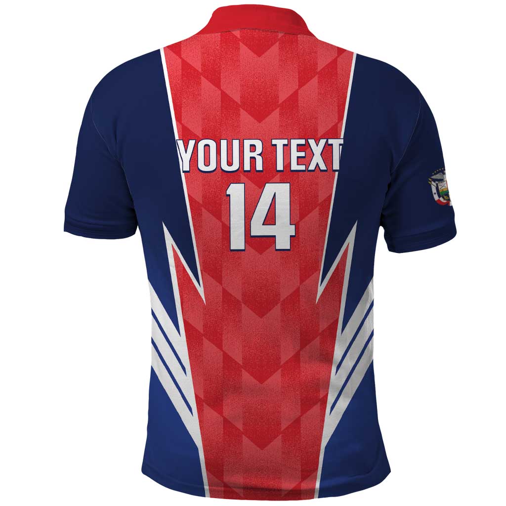 Custom Panama Football Polo Shirt 2025 Vamos Los Canaleros LT14
