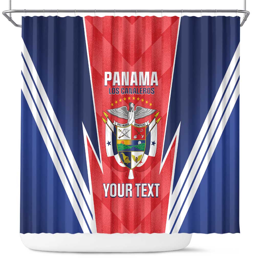 Custom Panama Football Shower Curtain 2025 Vamos Los Canaleros LT14