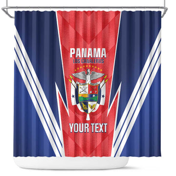Custom Panama Football Shower Curtain 2025 Vamos Los Canaleros LT14