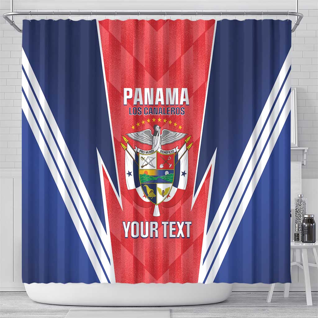 Custom Panama Football Shower Curtain 2025 Vamos Los Canaleros LT14