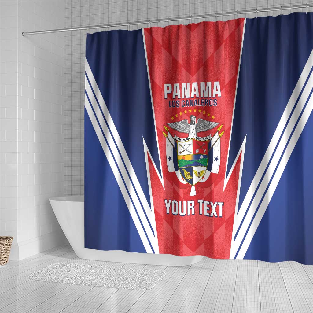 Custom Panama Football Shower Curtain 2025 Vamos Los Canaleros LT14