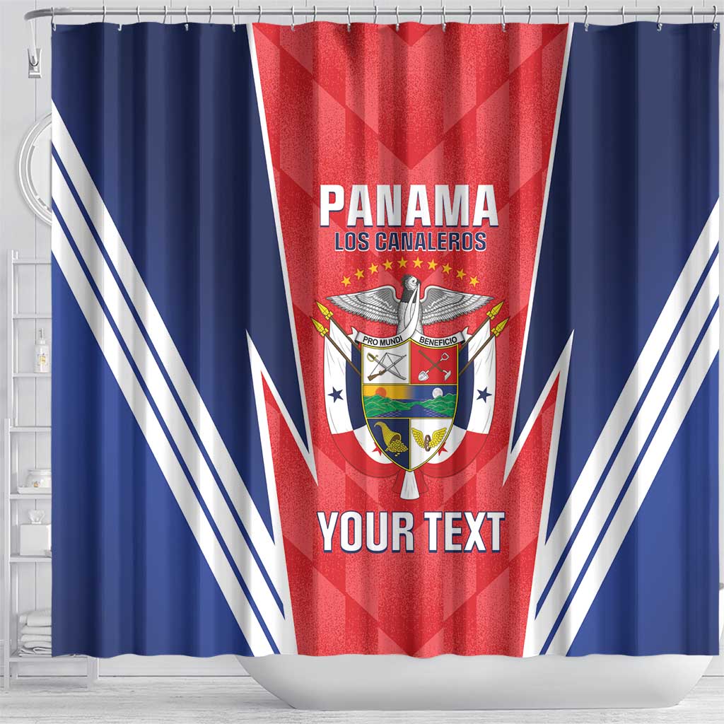 Custom Panama Football Shower Curtain 2025 Vamos Los Canaleros LT14