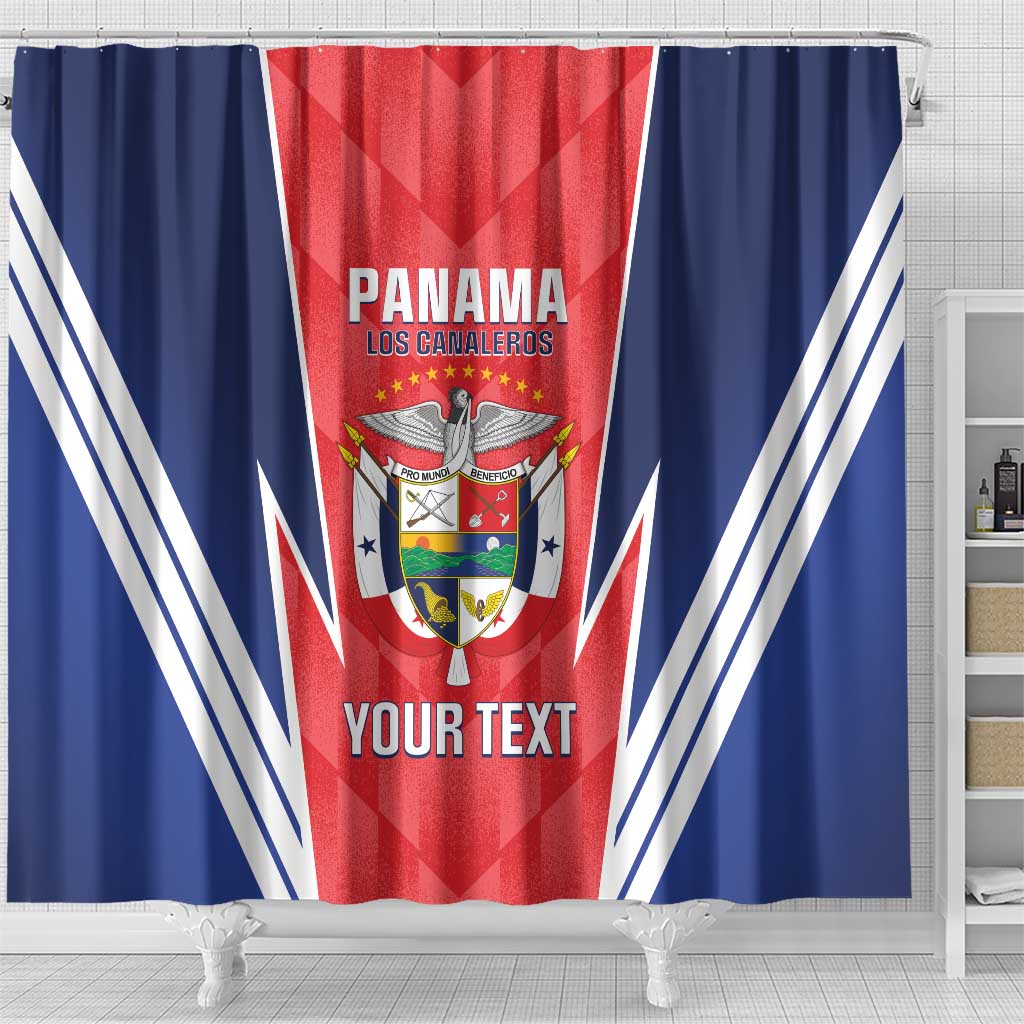 Custom Panama Football Shower Curtain 2025 Vamos Los Canaleros LT14
