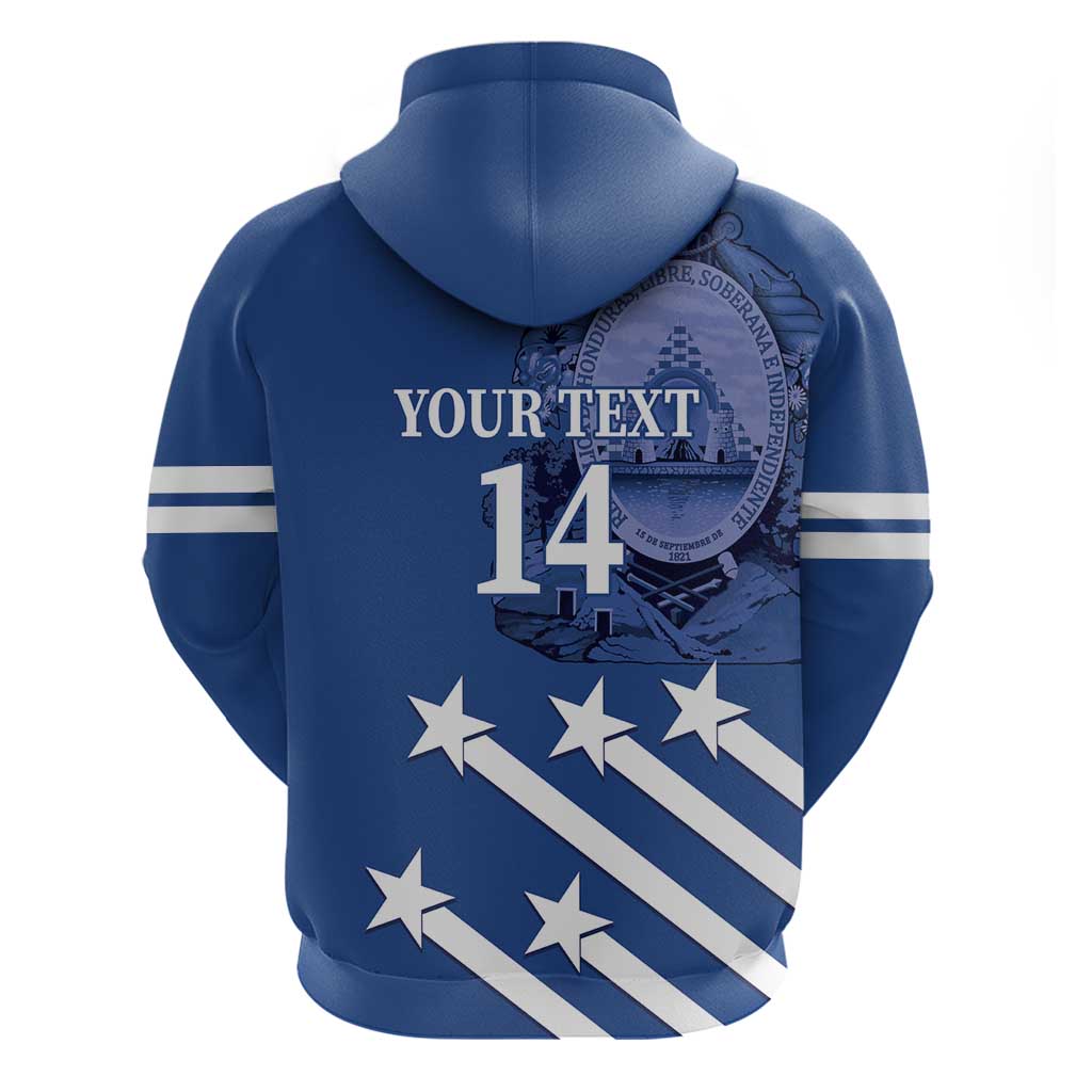 Custom Honduras Football Hoodie 2025 Vamos Los Catrachos LT14
