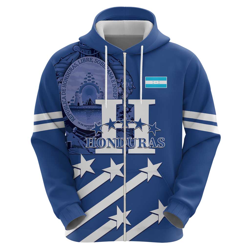 Custom Honduras Football Hoodie 2025 Vamos Los Catrachos LT14