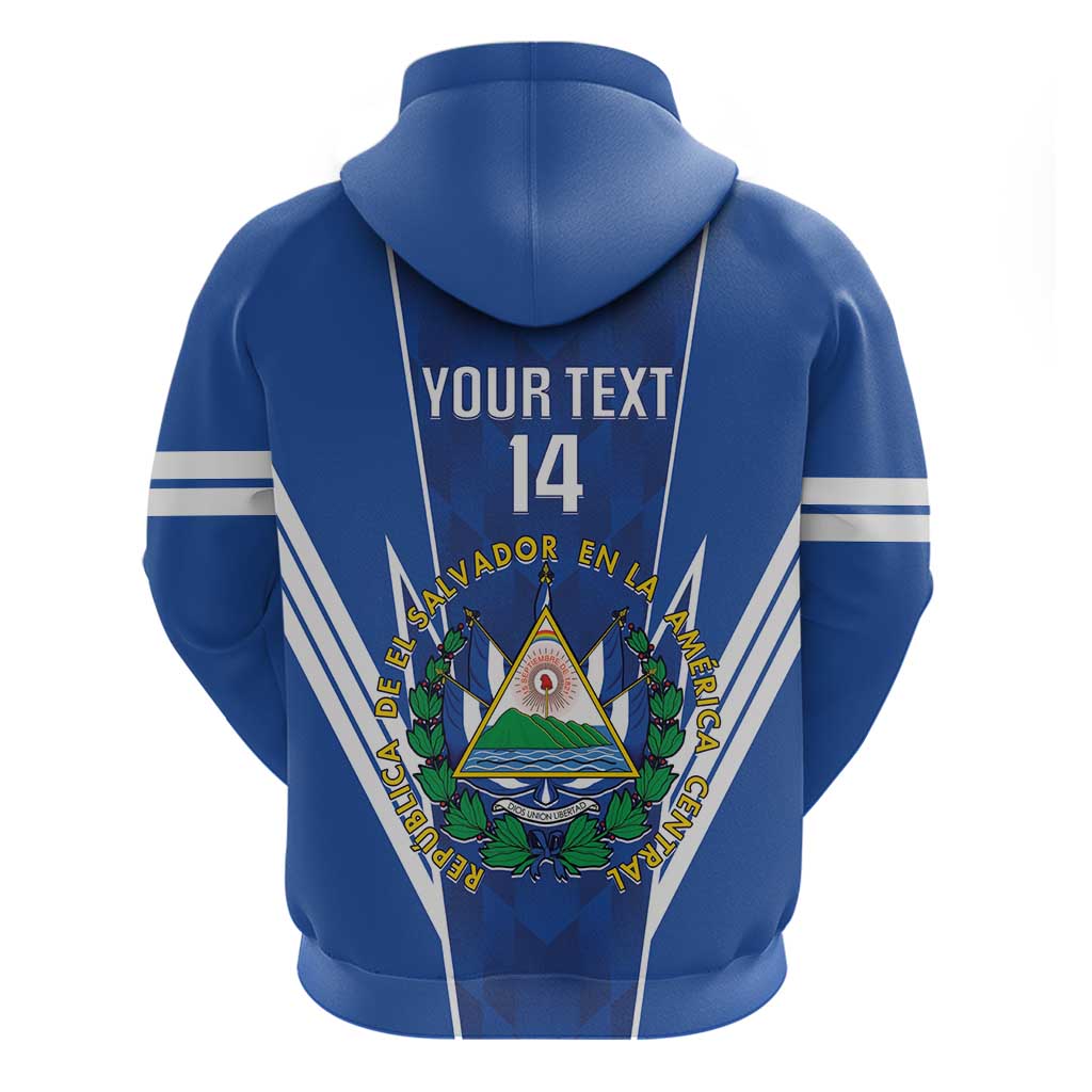 Custom El Salvador Football Hoodie 2025 Vamos La Selecta LT14
