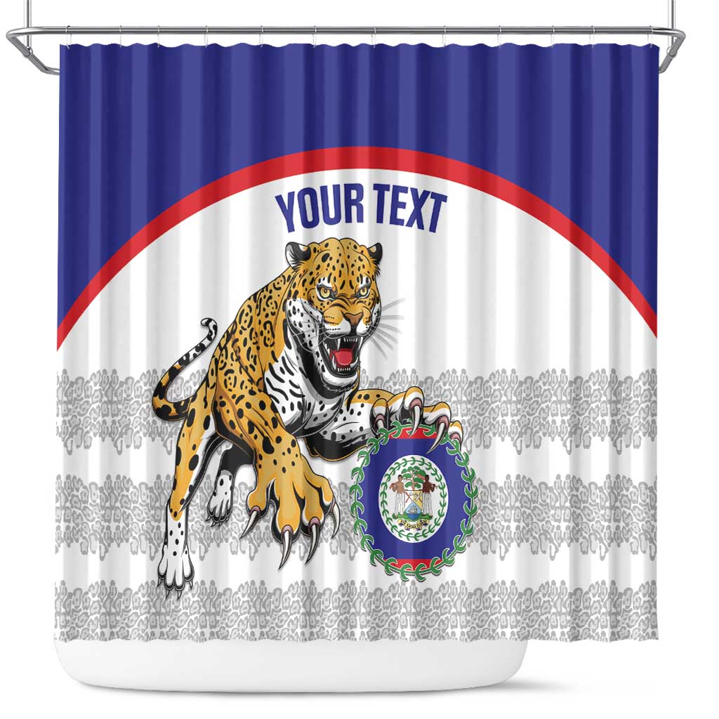 Custom Belize Football Shower Curtain 2025 Go Jaguars LT14