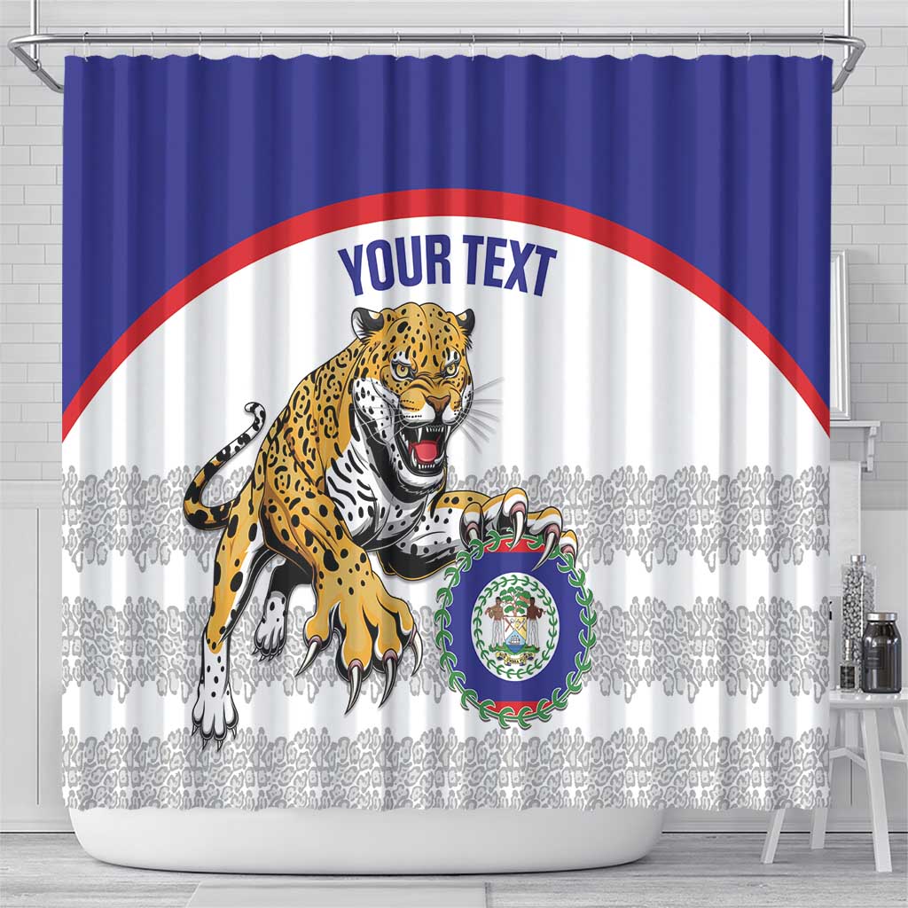 Custom Belize Football Shower Curtain 2025 Go Jaguars LT14