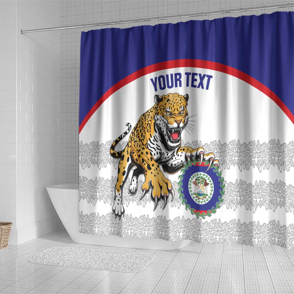 Custom Belize Football Shower Curtain 2025 Go Jaguars LT14