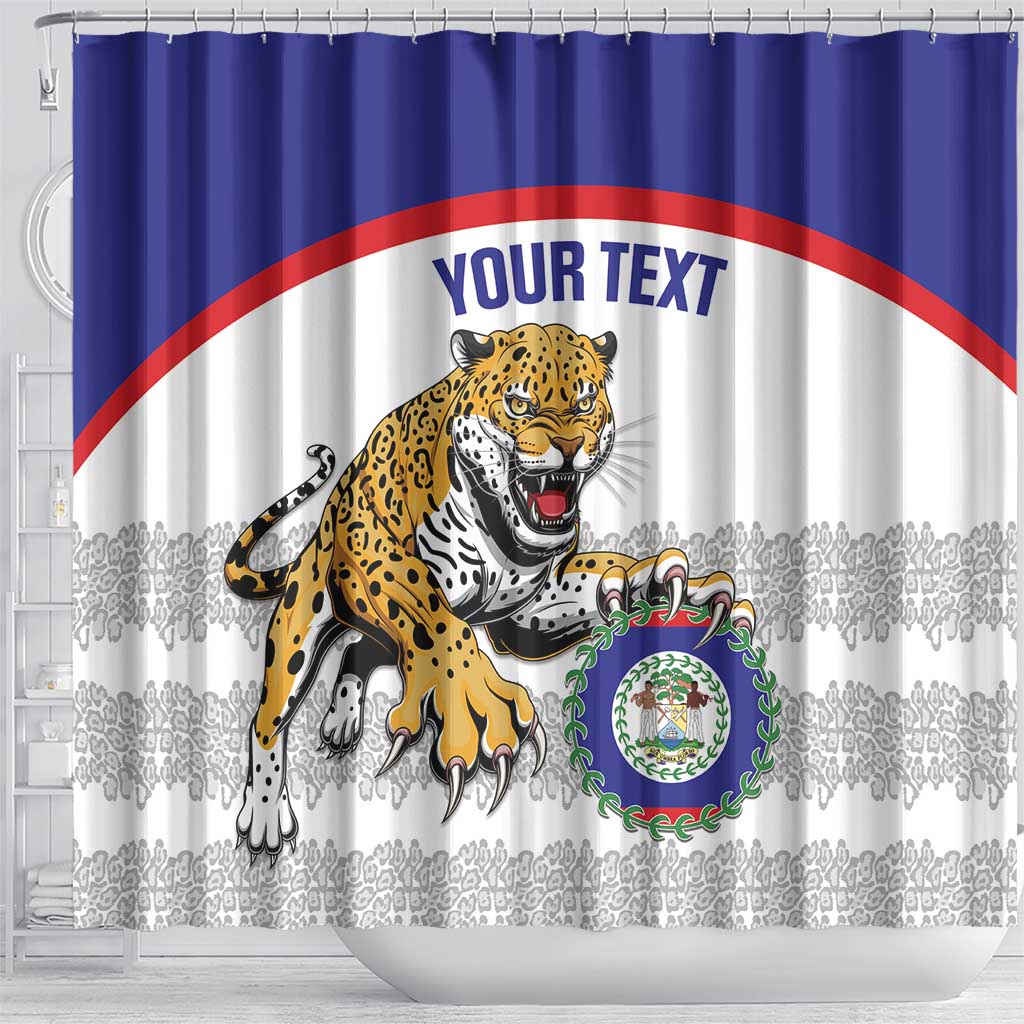 Custom Belize Football Shower Curtain 2025 Go Jaguars LT14