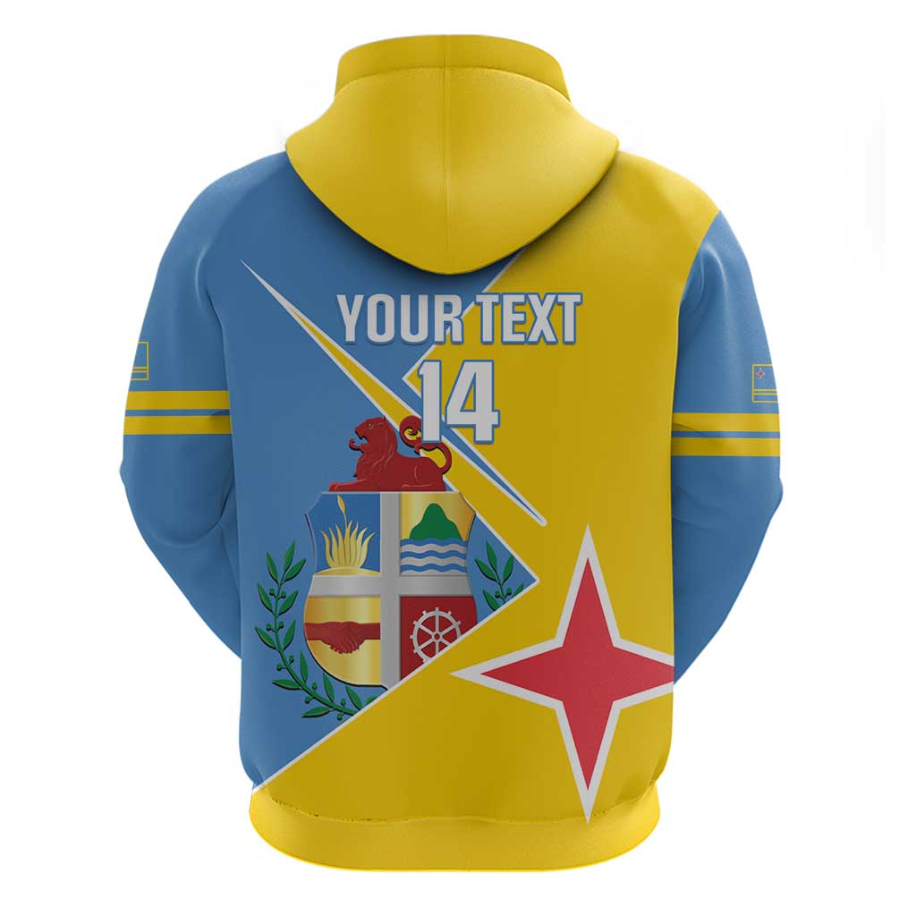 Custom Aruba Football Hoodie 2025 Coat Of Arms Style LT14
