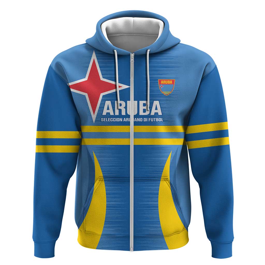 Custom Aruba Football Hoodie 2025 Go Champions Flag Color LT14