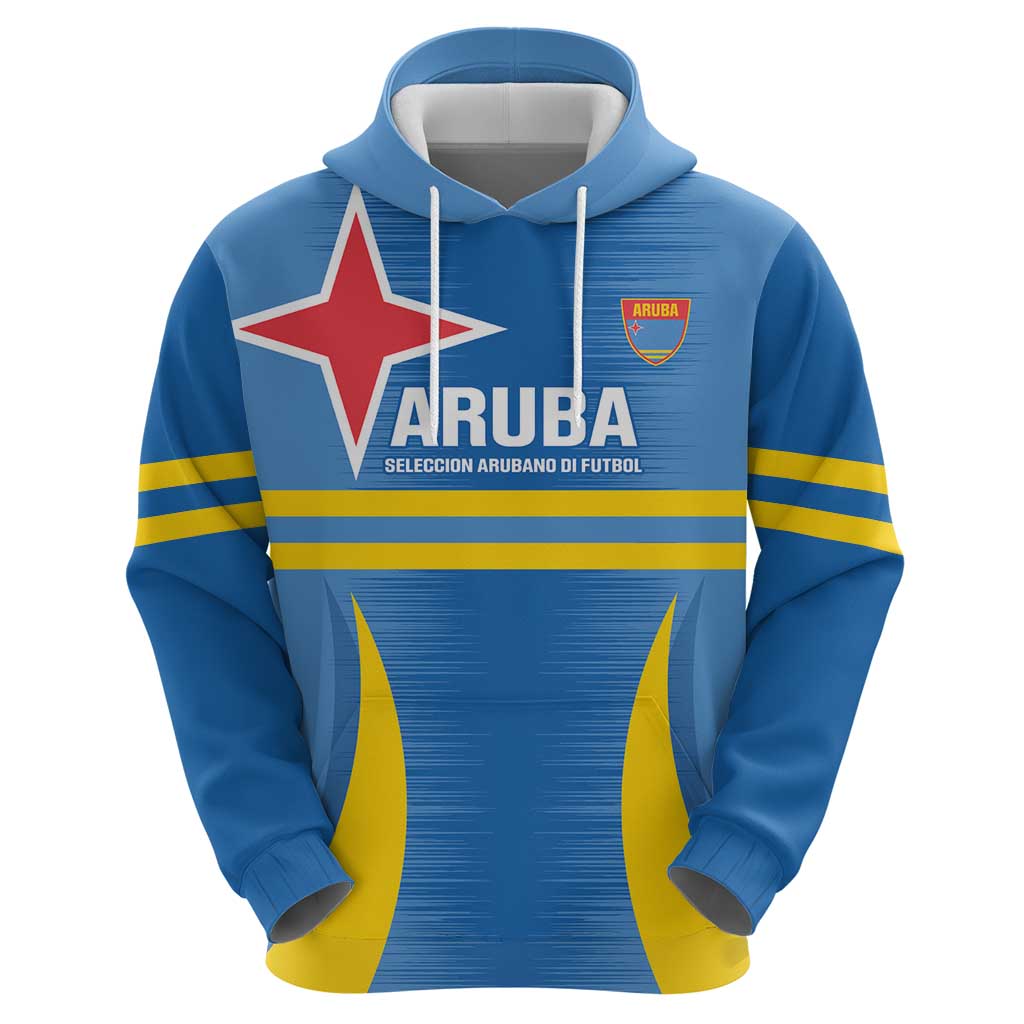 Custom Aruba Football Hoodie 2025 Go Champions Flag Color LT14
