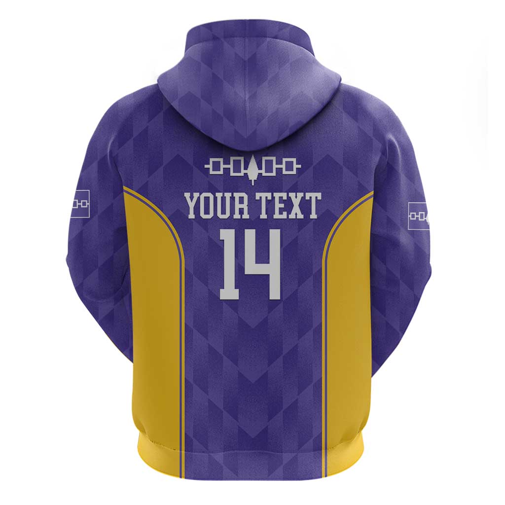 Custom Haudenosaunee Lacrosse Hoodie 2025 Go Nationals LT14