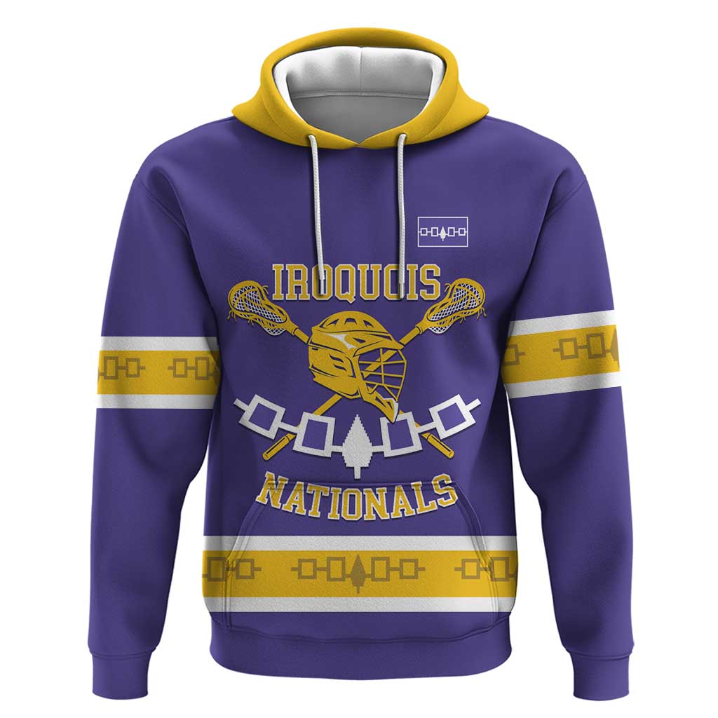 Custom Iroquois Lacrosse Hoodie Haudenosaunee Nationals LT14