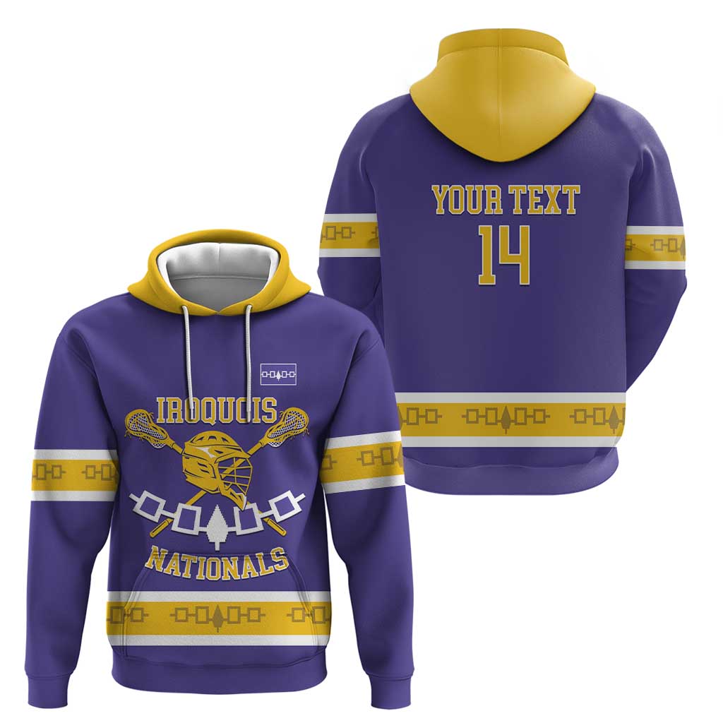 Custom Iroquois Lacrosse Hoodie Haudenosaunee Nationals LT14