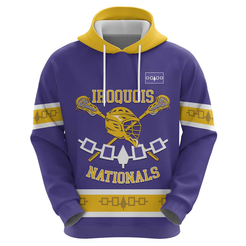 Custom Iroquois Lacrosse Hoodie Haudenosaunee Nationals LT14