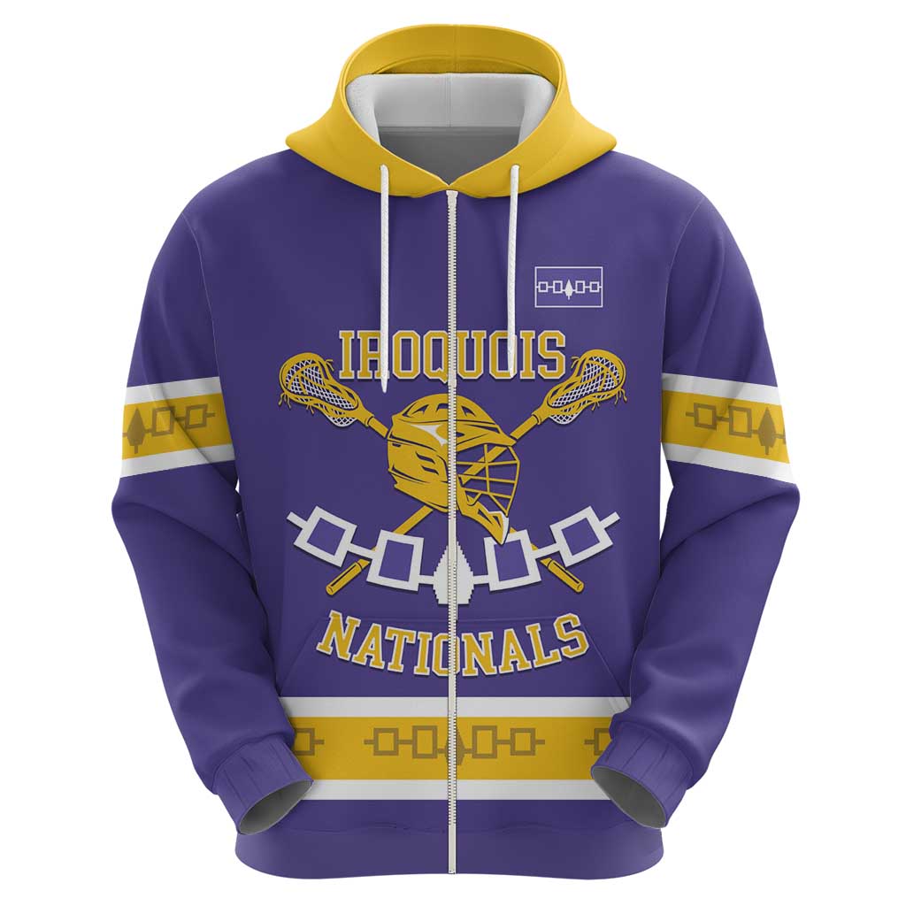Custom Iroquois Lacrosse Hoodie Haudenosaunee Nationals LT14